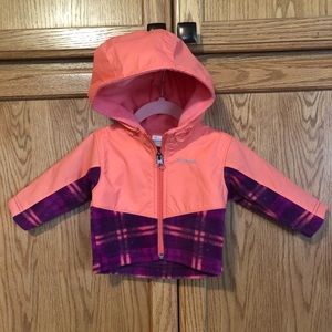 Columbia baby girl jacket 3-6 months